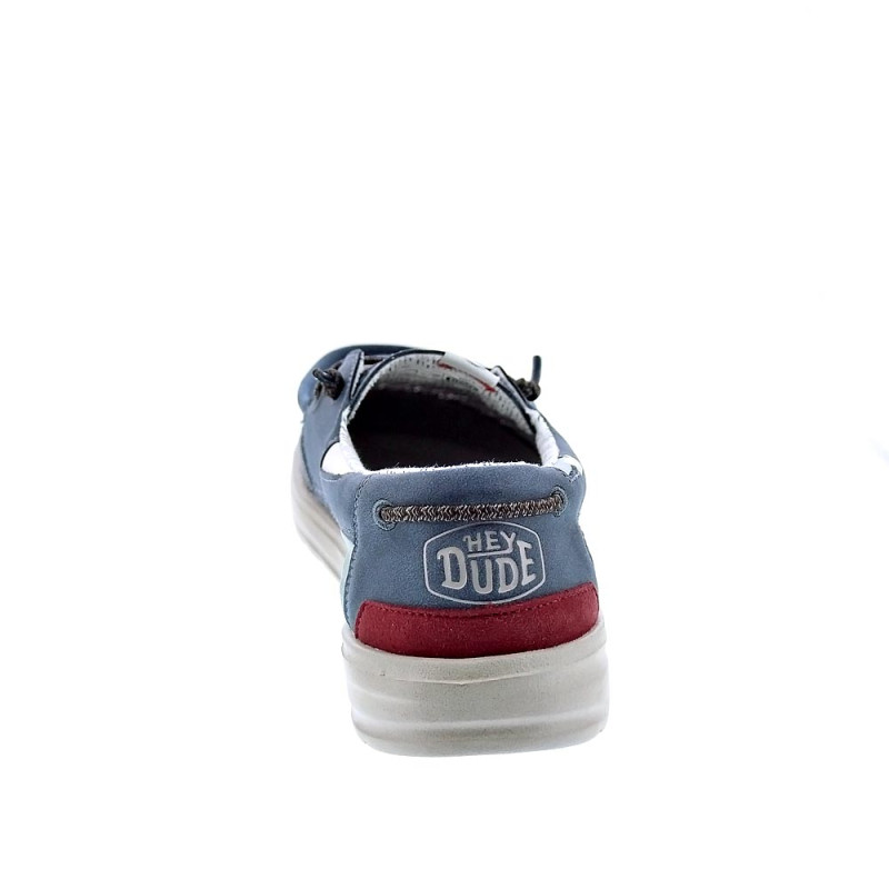 Mocasines Hey Dude zapatos Hombre modelo Welsh Grip Mix Azul 