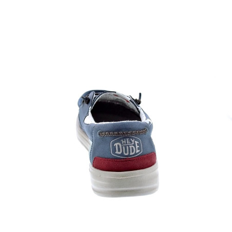 Mocasines Hey Dude zapatos Hombre modelo Welsh Grip Mix Azul 