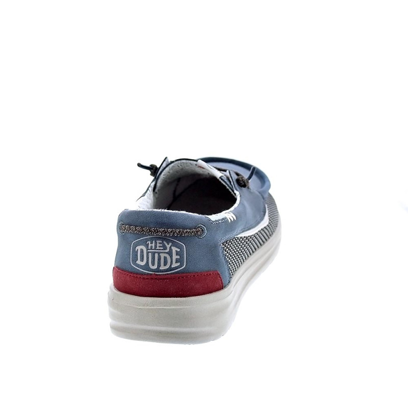 Mocasines Hey Dude zapatos Hombre modelo Welsh Grip Mix Azul 
