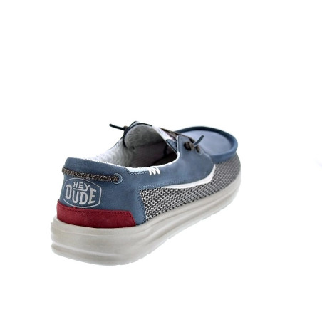 Mocasines Hey Dude zapatos Hombre modelo Welsh Grip Mix Azul 