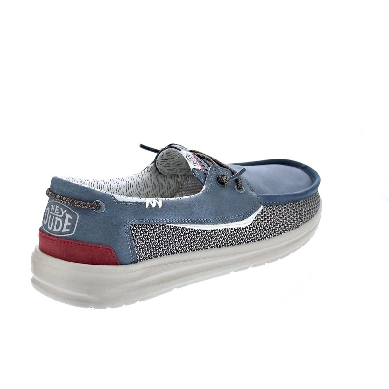 Mocasines Hey Dude zapatos Hombre modelo Welsh Grip Mix Azul 