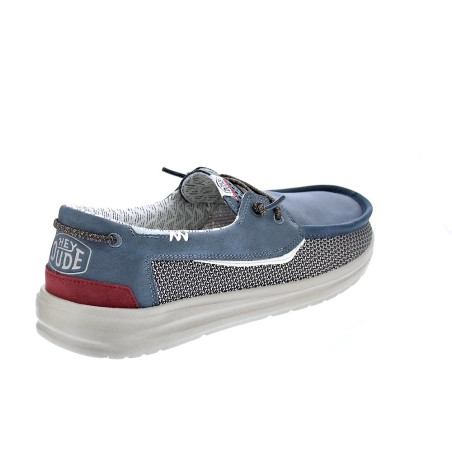 Mocasines Hey Dude zapatos Hombre modelo Welsh Grip Mix Azul 