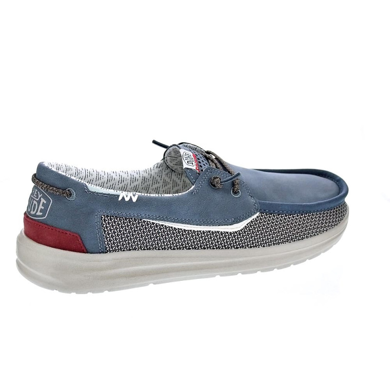 Mocasines Hey Dude zapatos Hombre modelo Welsh Grip Mix Azul 