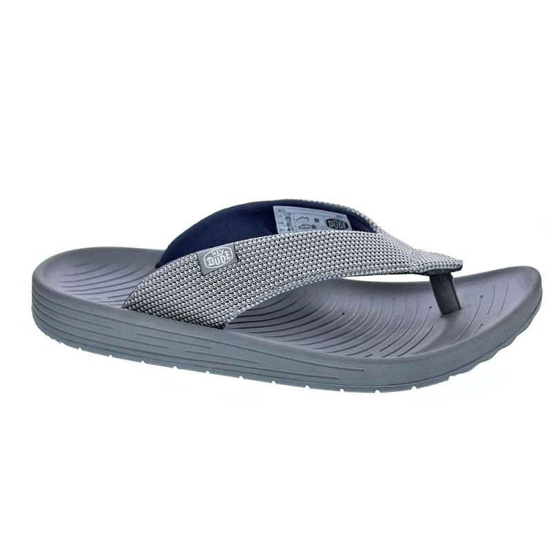 Sandalias Hey Dude zapatos Hombre modelo Milo Gris 