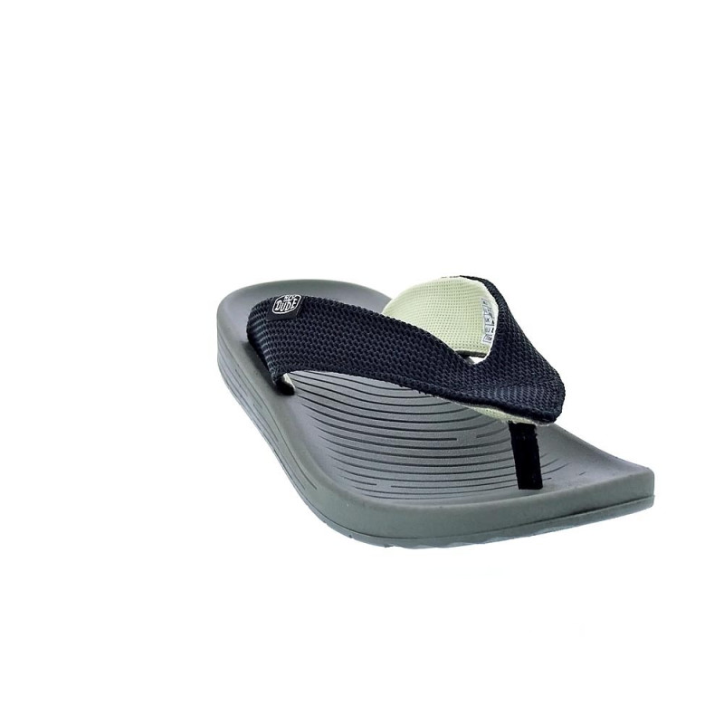 Sandalias Hey Dude zapatos Hombre modelo Milo Negro 