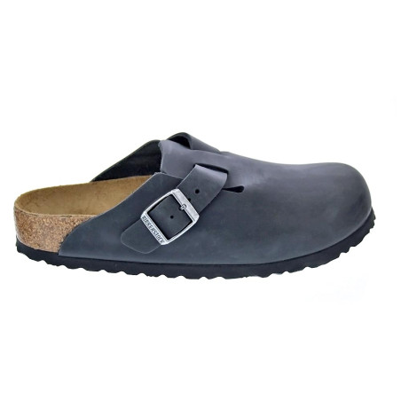 Zuecos Birkenstock zapatos Mujer modelo Boston Negro 