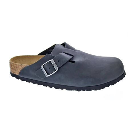 Zuecos Birkenstock zapatos Mujer modelo Boston Negro 
