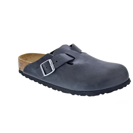 Zuecos Birkenstock zapatos Mujer modelo Boston Negro 