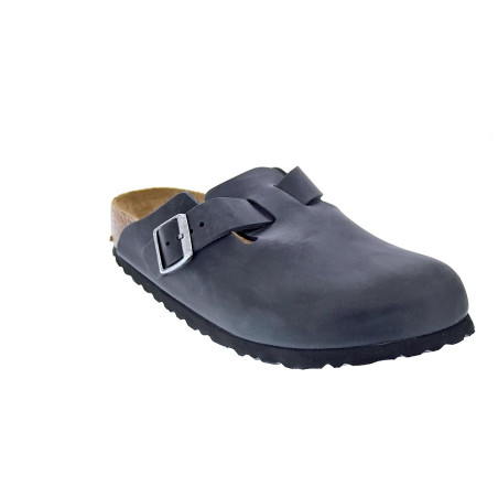 Zuecos Birkenstock zapatos Mujer modelo Boston Negro 
