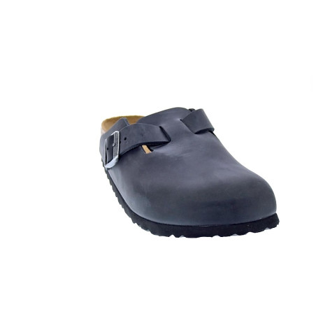Zuecos Birkenstock zapatos Mujer modelo Boston Negro 