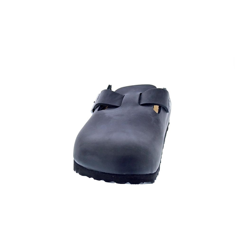 Zuecos Birkenstock zapatos Mujer modelo Boston Negro 