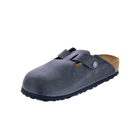 Zuecos Birkenstock zapatos Mujer modelo Boston Negro 