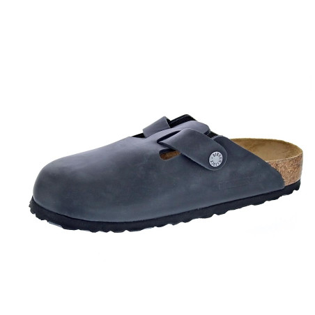 Zuecos Birkenstock zapatos Mujer modelo Boston Negro 