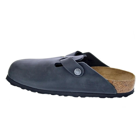 Zuecos Birkenstock zapatos Mujer modelo Boston Negro 