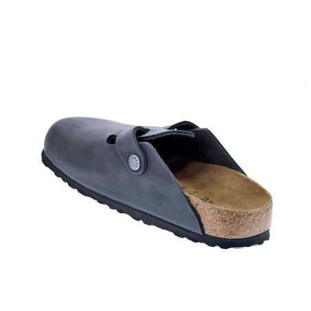 Zuecos Birkenstock zapatos Mujer modelo Boston Negro 