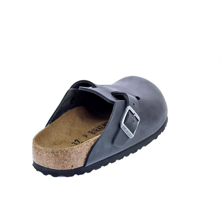 Zuecos Birkenstock zapatos Mujer modelo Boston Negro 