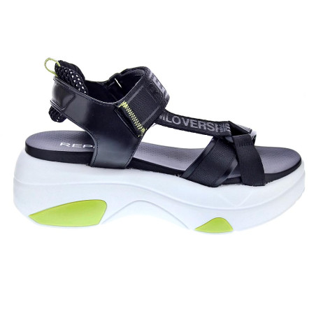 Sandalias Replay zapatos Mujer modelo Tempura Web Negro 