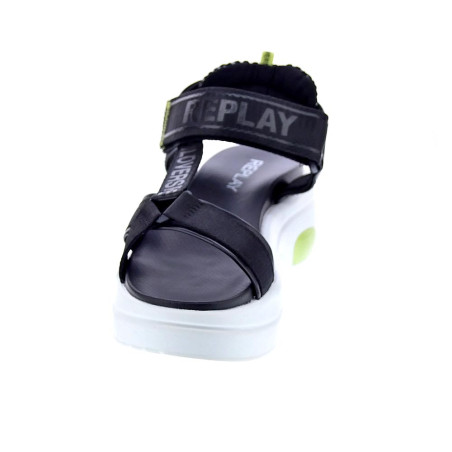 Sandalias Replay zapatos Mujer modelo Tempura Web Negro 