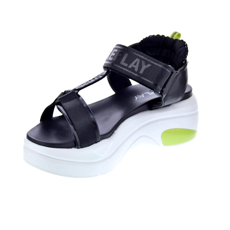 Sandalias Replay zapatos Mujer modelo Tempura Web Negro 