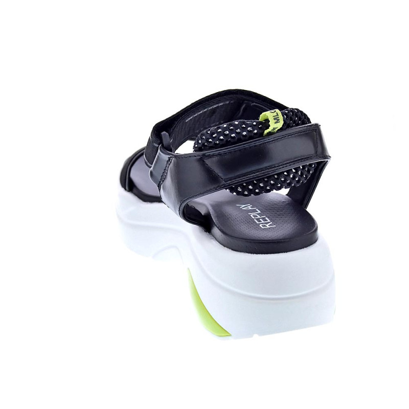 Sandalias Replay zapatos Mujer modelo Tempura Web Negro 