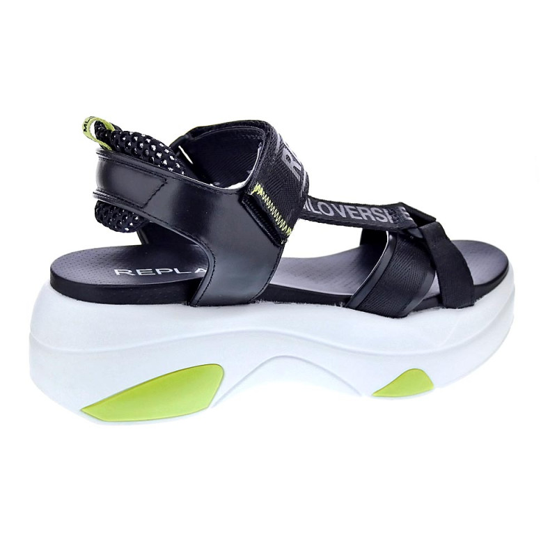 Sandalias Replay zapatos Mujer modelo Tempura Web Negro 