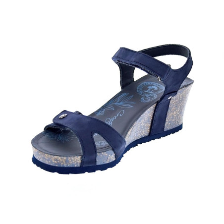 Sandalias Panama Jack zapatos Mujer modelo Julia Basics B10 Azul 