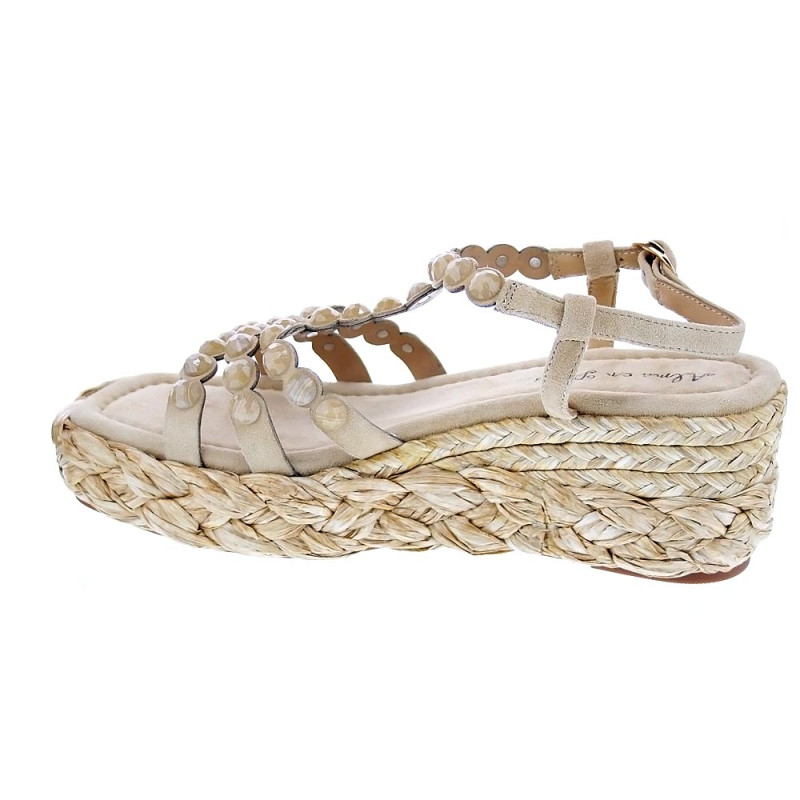 Sandalias Alma en Pena zapatos Mujer modelo V23578 Beige 