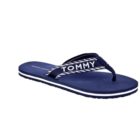 Sandalias Tommy Hilfiger zapatos Mujer modelo Webbing Sandal Azul 