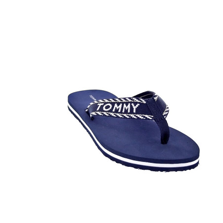 Sandalias Tommy Hilfiger zapatos Mujer modelo Webbing Sandal Azul 