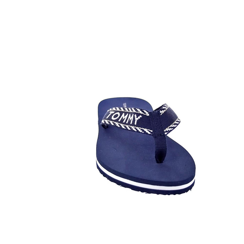 Sandalias Tommy Hilfiger zapatos Mujer modelo Webbing Sandal Azul 