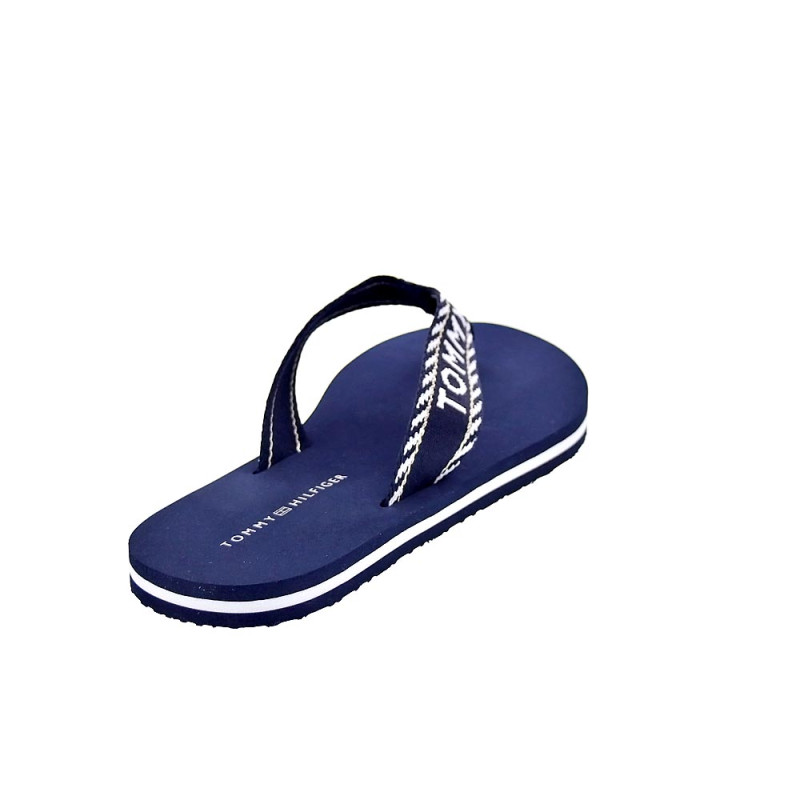 Sandalias Tommy Hilfiger zapatos Mujer modelo Webbing Sandal Azul 