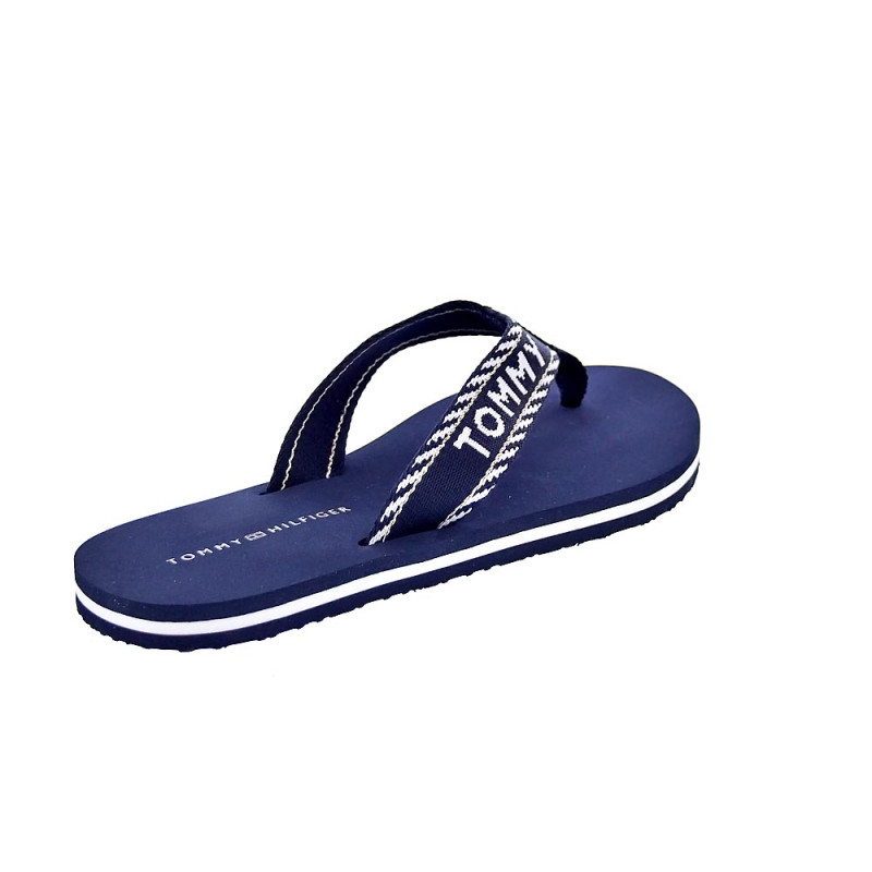 Sandalias Tommy Hilfiger zapatos Mujer modelo Webbing Sandal Azul 
