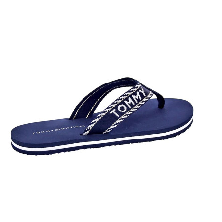 Sandalias Tommy Hilfiger zapatos Mujer modelo Webbing Sandal Azul 