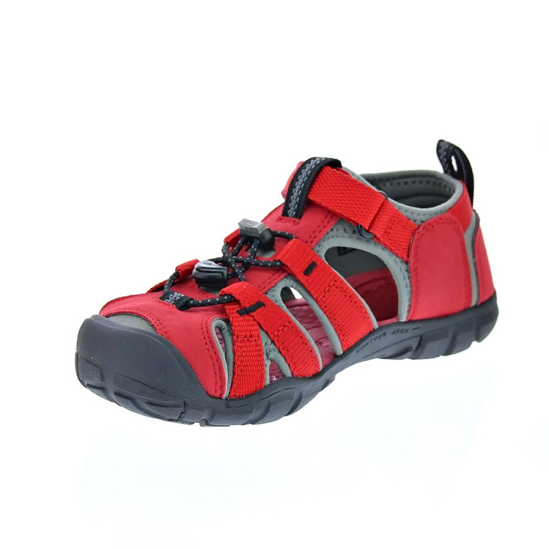 Sandalias Keen zapatos Niño modelo Seacamp II Rojo 