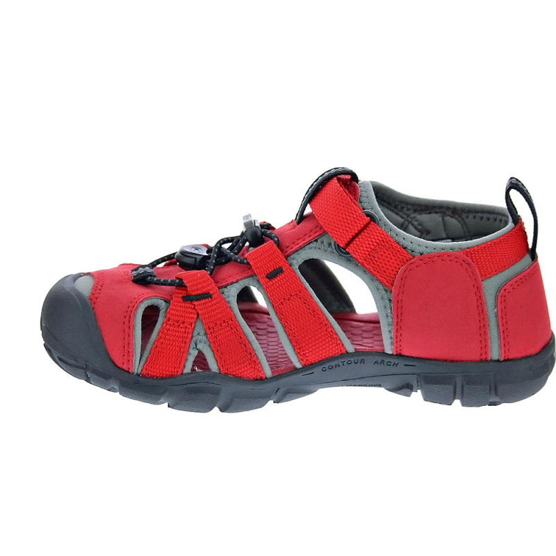Sandalias Keen zapatos Niño modelo Seacamp II Rojo 