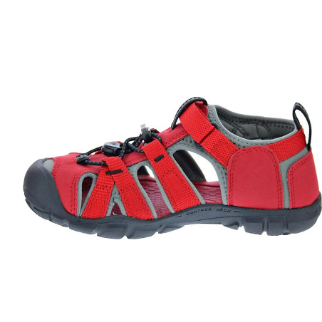 Sandalias Keen zapatos Niño modelo Seacamp II Rojo 