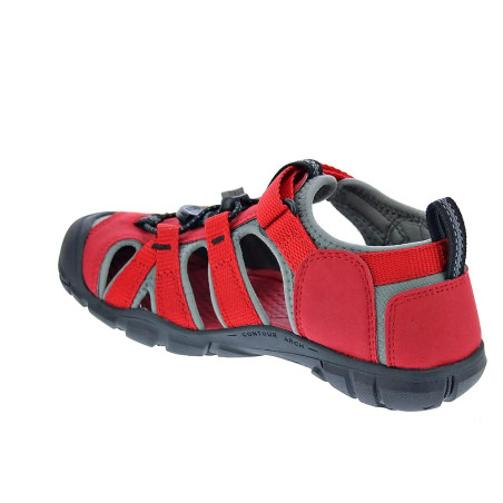 Sandalias Keen zapatos Niño modelo Seacamp II Rojo 