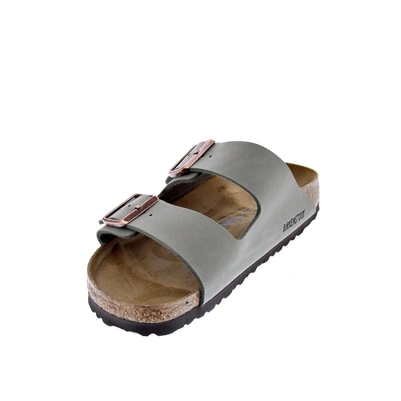Sandalias Birkenstock zapatos Hombre modelo Arizona Gris 