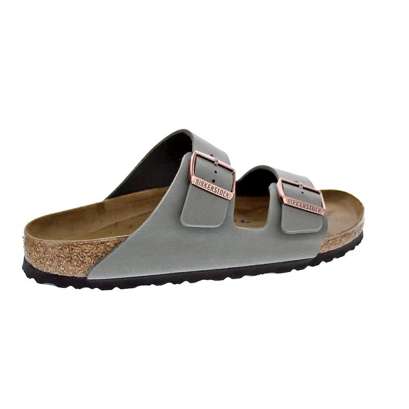 Sandalias Birkenstock zapatos Hombre modelo Arizona Gris 