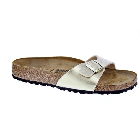 Chanclas Birkenstock zapatos Mujer modelo Madrid Narrow Oro 