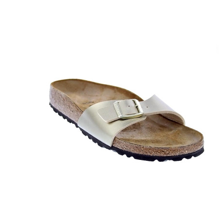 Chanclas Birkenstock zapatos Mujer modelo Madrid Narrow Oro 