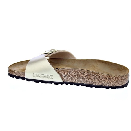Chanclas Birkenstock zapatos Mujer modelo Madrid Narrow Oro 