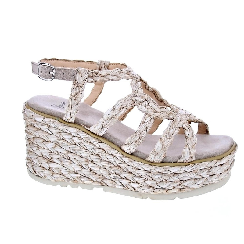 Sandalias Alma en Pena zapatos Mujer modelo V23BL4032 Beige 