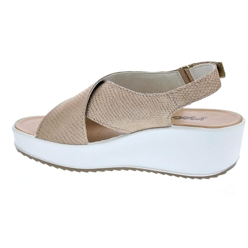 Sandalias Imac zapatos Mujer modelo 357570 Beige 