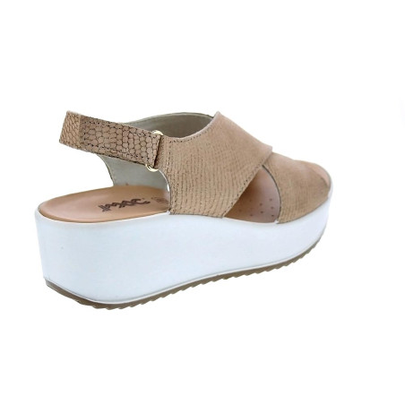 Sandalias Imac zapatos Mujer modelo 357570 Beige 