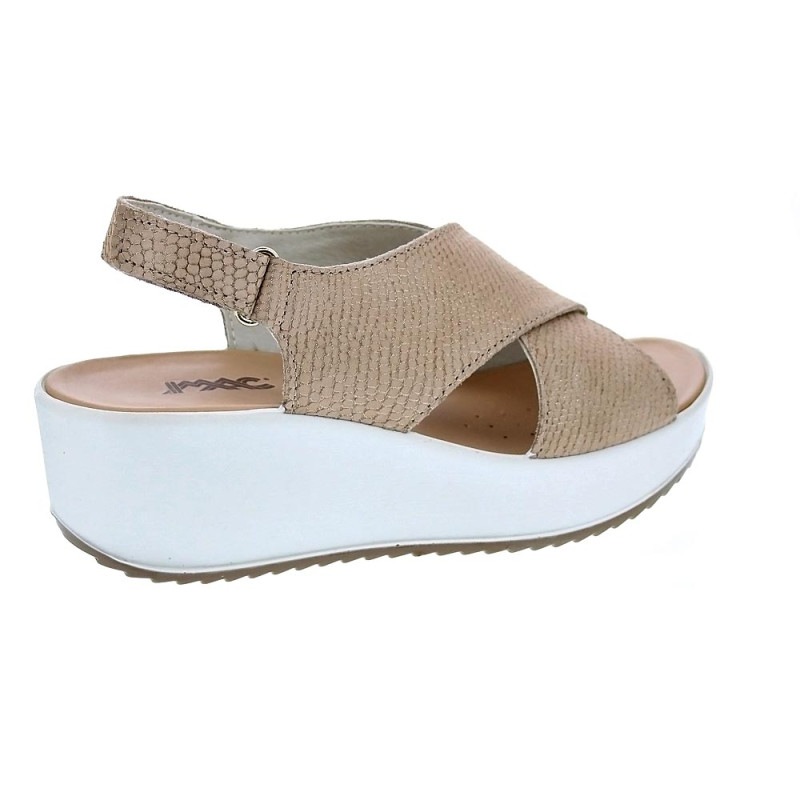 Sandalias Imac zapatos Mujer modelo 357570 Beige 