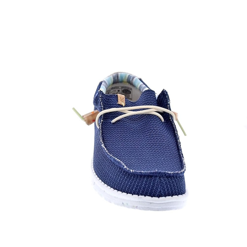 Mocasines Hey Dude zapatos Hombre modelo Wally Eco Stretch Azul 