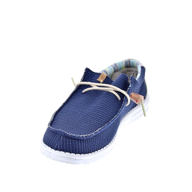 Mocasines Hey Dude zapatos Hombre modelo Wally Eco Stretch Azul 