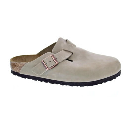 Zuecos Birkenstock zapatos Mujer modelo Boston Marrón Hebilla 2