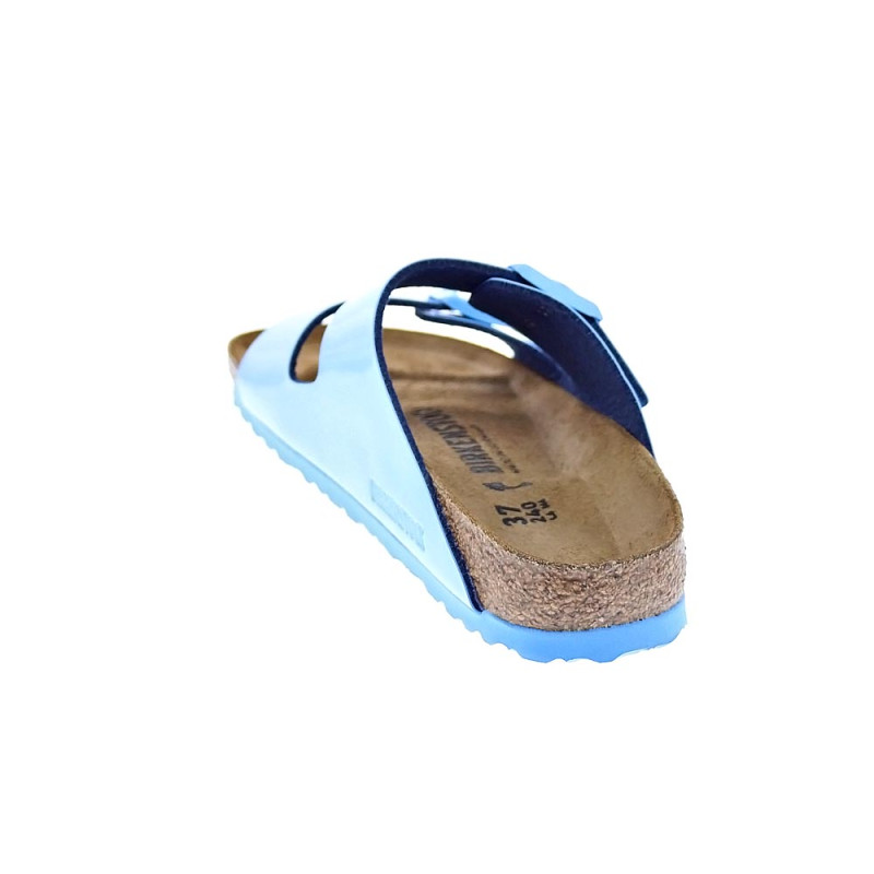 Sandalias Birkenstock zapatos Mujer modelo Arizona Celeste Azul 